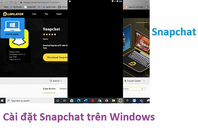 snapchat pc gia lap cho windows 3