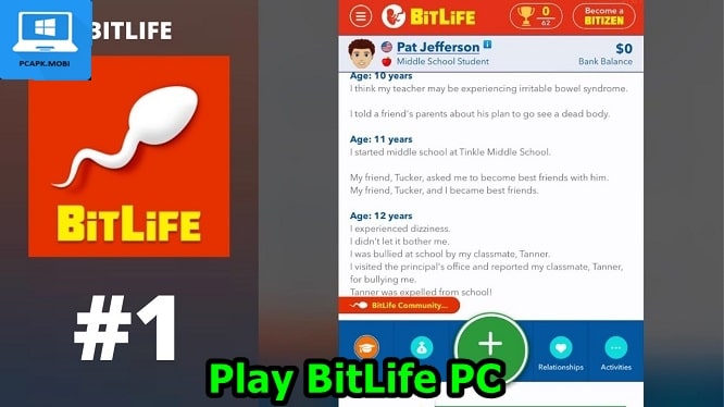 bitlife simulator on pc windows 4