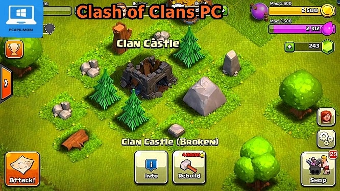 clash of clans pc download