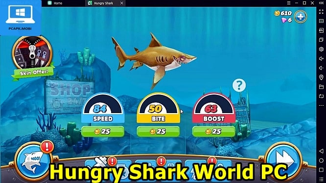 Hungry Shark World on PC