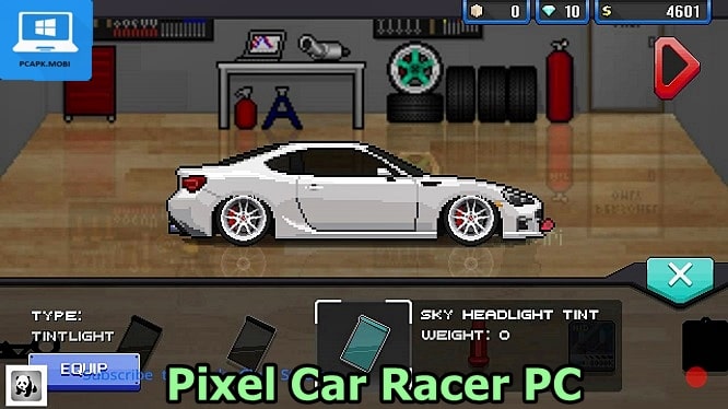 pixel car racer on pc laptop windows 3