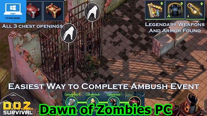 dawn of zombies on pc laptop for windows 1