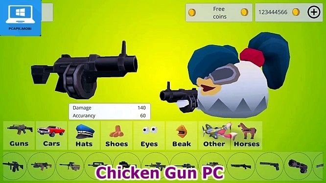 how to play chicken gun on pc laptop windows 1