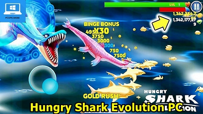hungry shark evolution on emulator windows