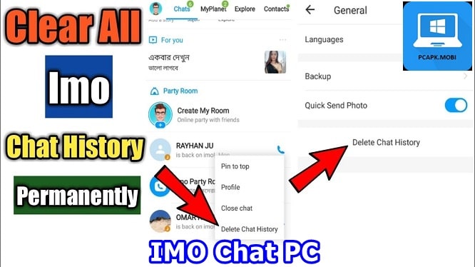 imo chat on pc laptop windows 2