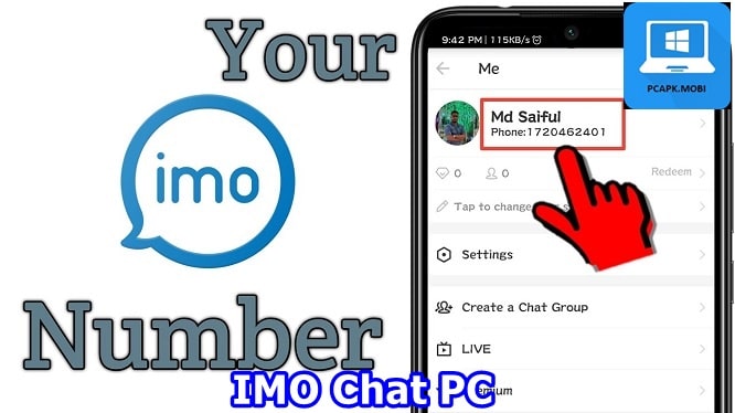 IMO Chat on PC