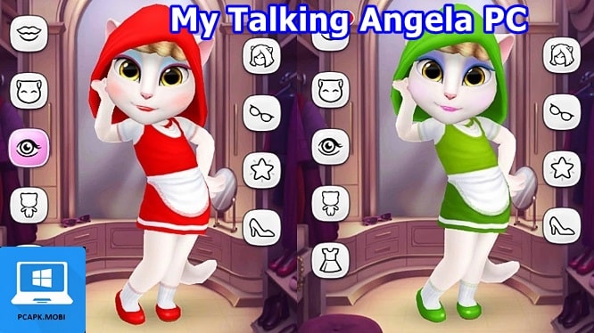my talking angela on pc laptop for windows 4